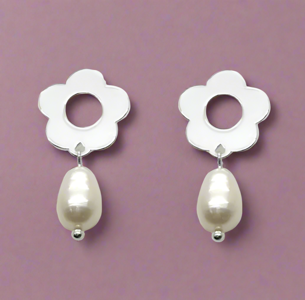 Retro Flower Earrings