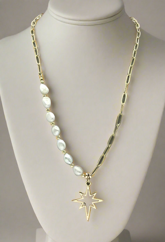 Star Pearl Necklace