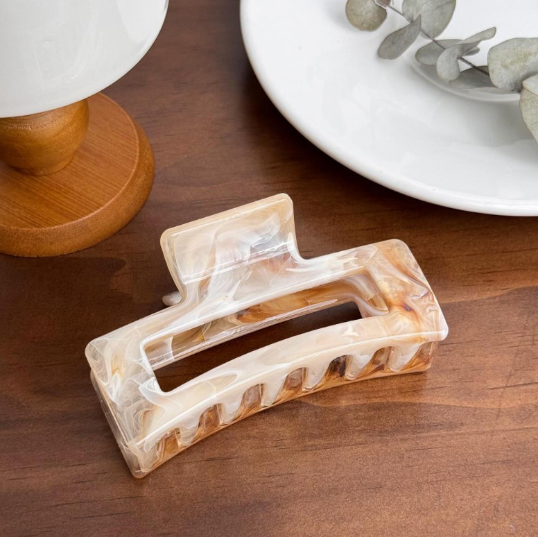 Marble Claw Clip