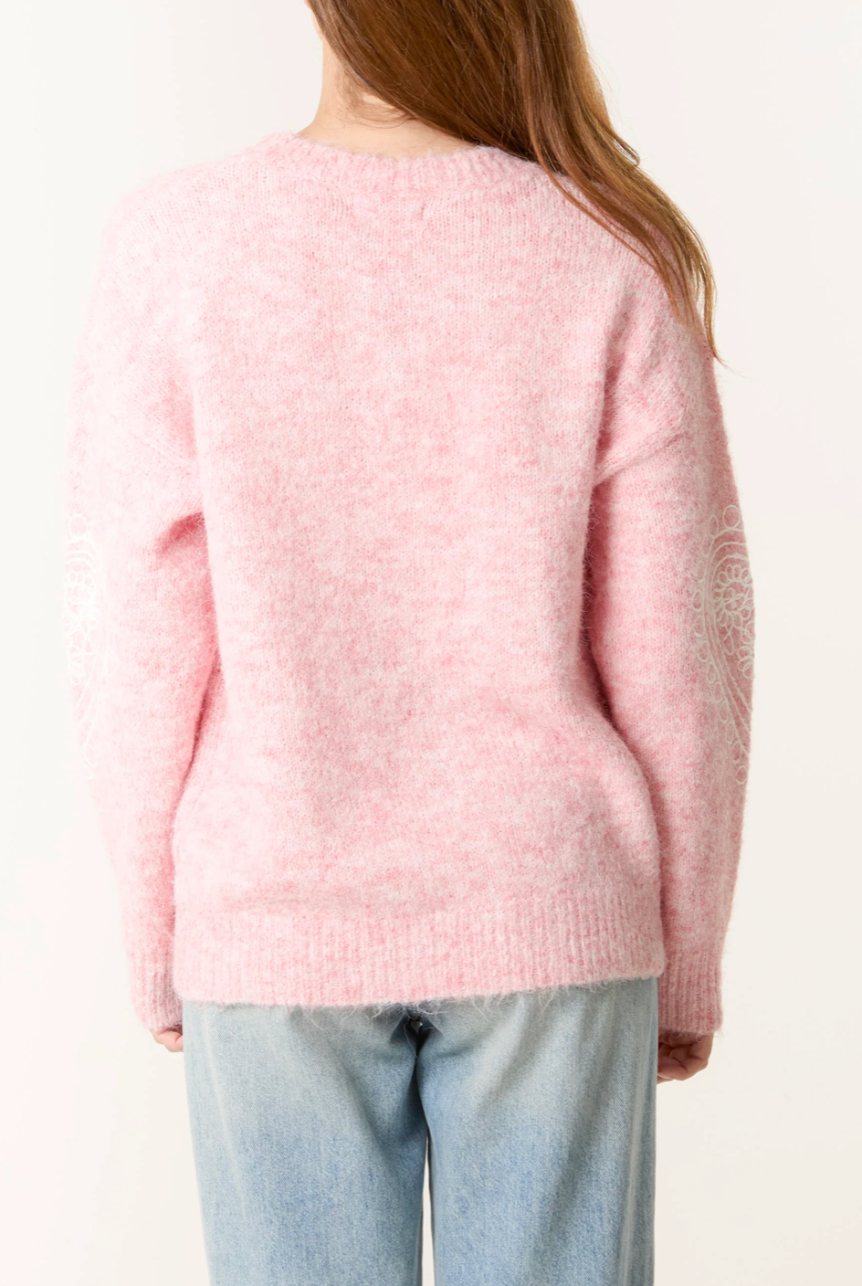 Heart Embroidered Jumper
