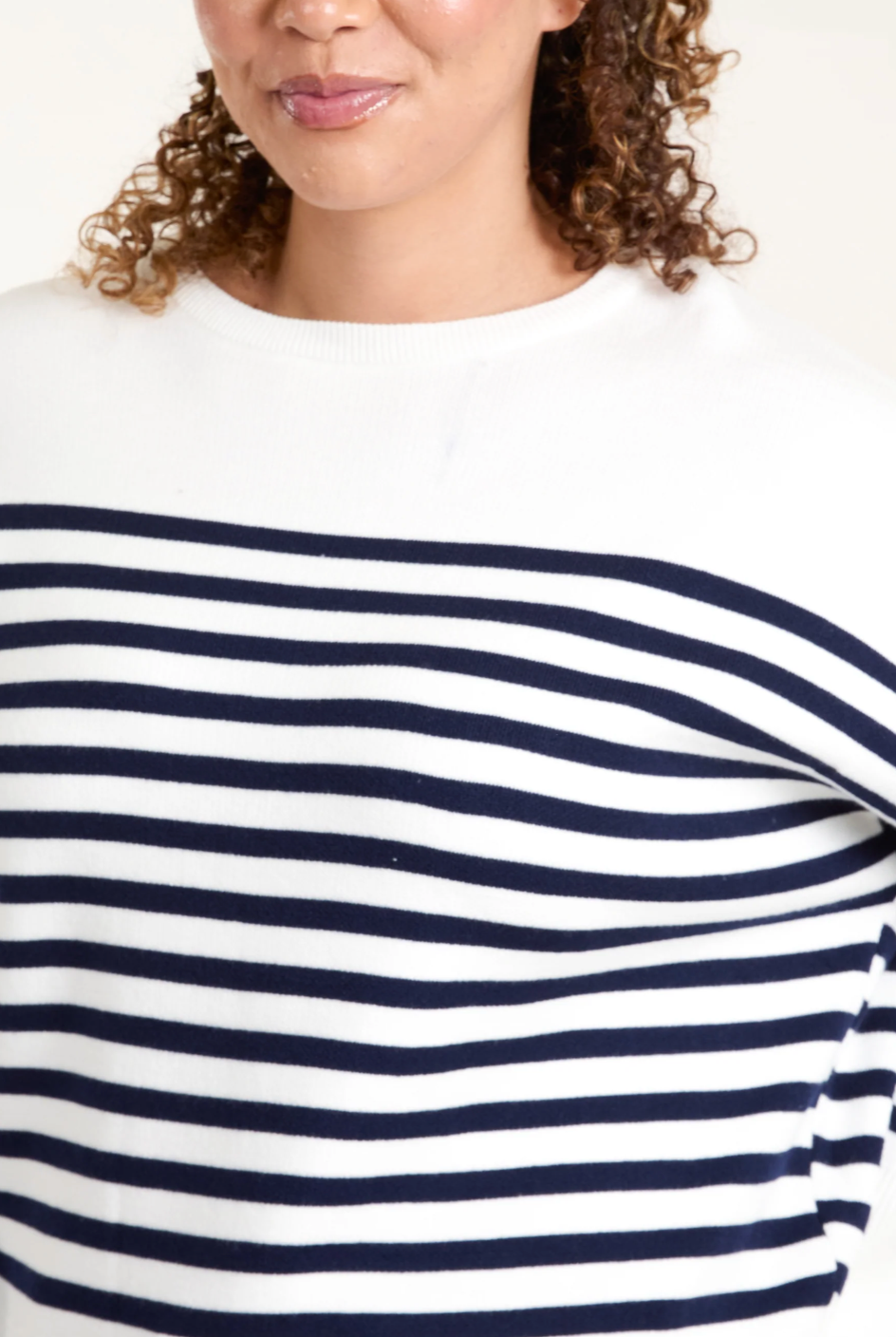 Fine Knit Stripe Jumper