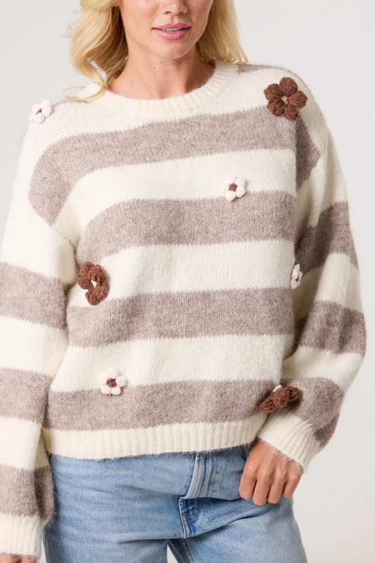 Flocking Flower Jumper