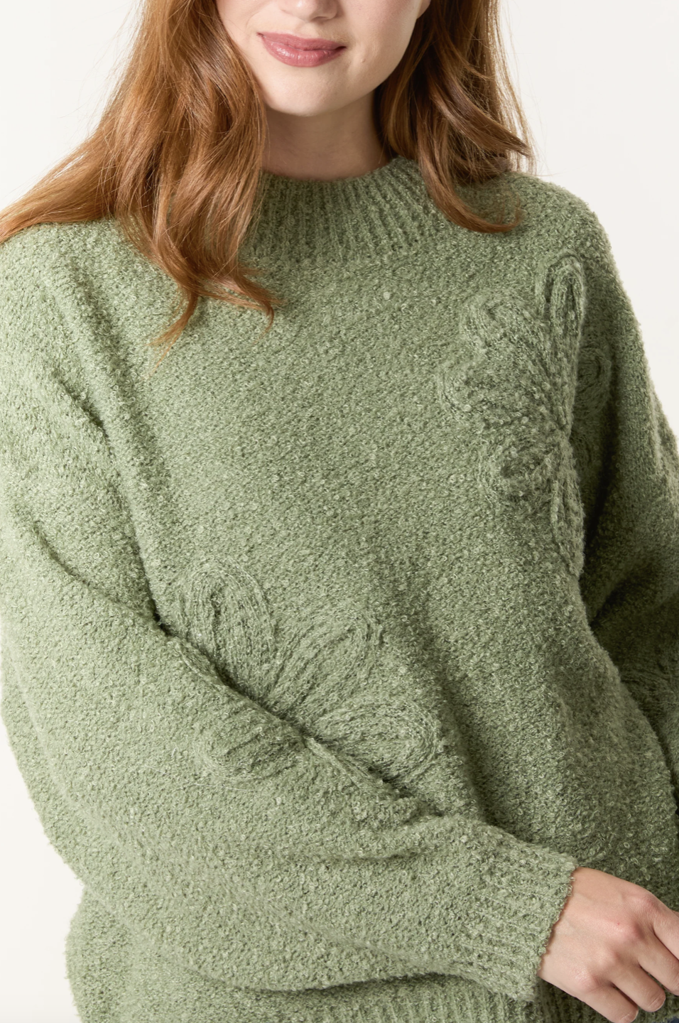 Flower Crew Neck Jumper