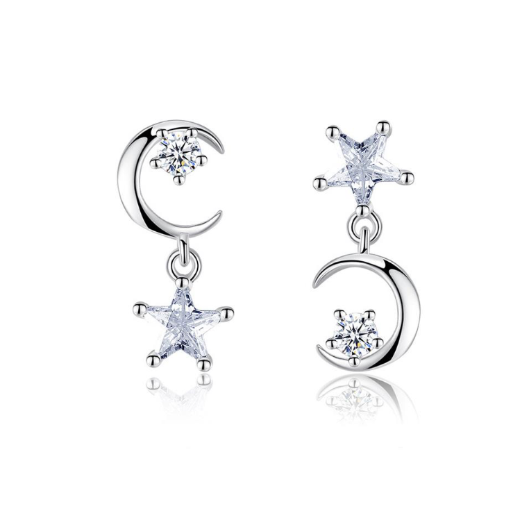 Asymmetric Moon & Stars