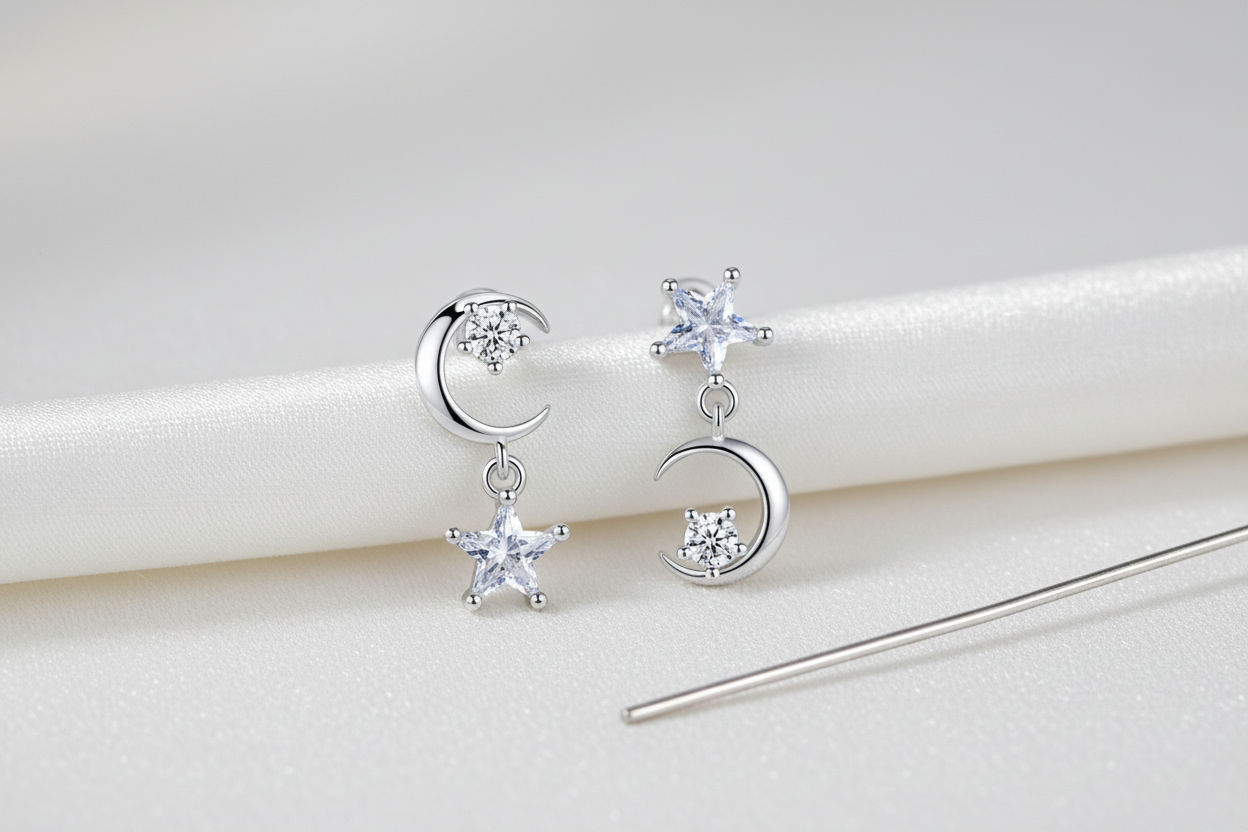 Asymmetric Moon & Stars