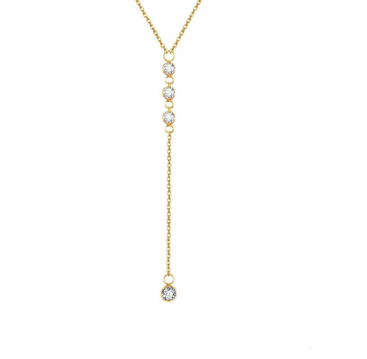 Crystal Drop Necklace