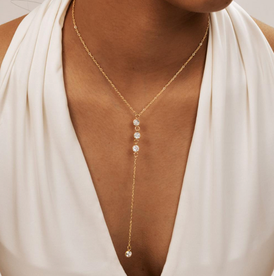 Crystal Drop Necklace