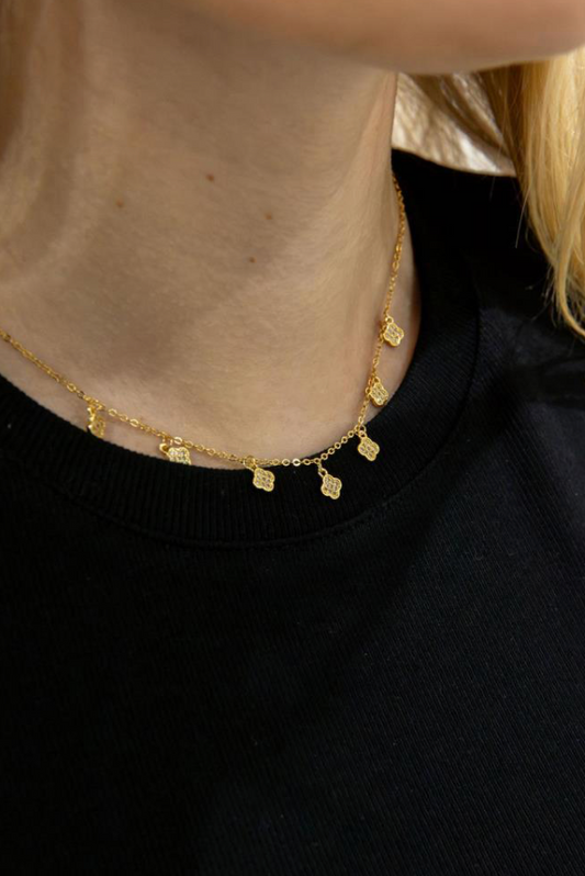 Mini Multi Clover Necklace