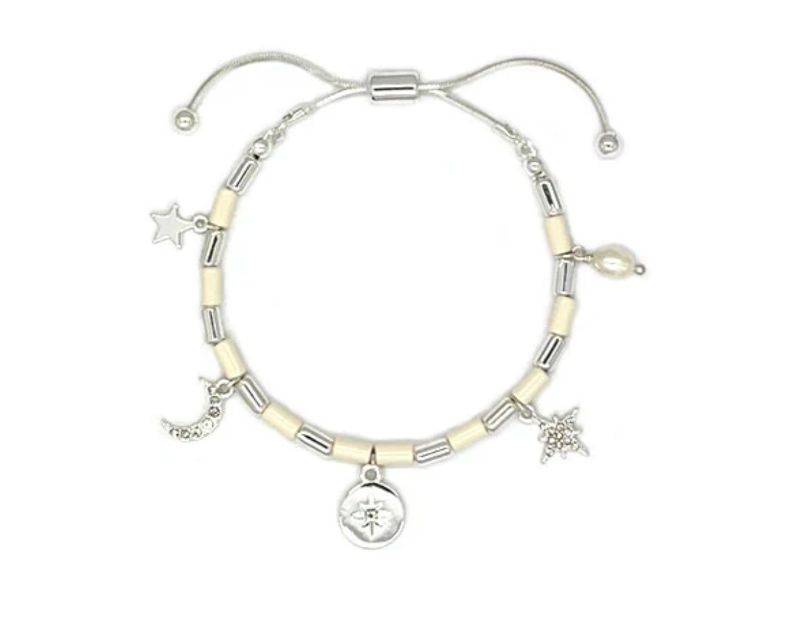 Moon & Stars Slider Bracelet