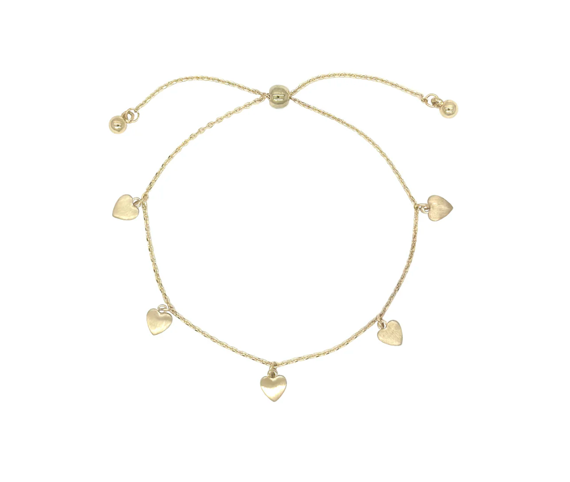 Brushed Star & Moon Bracelet