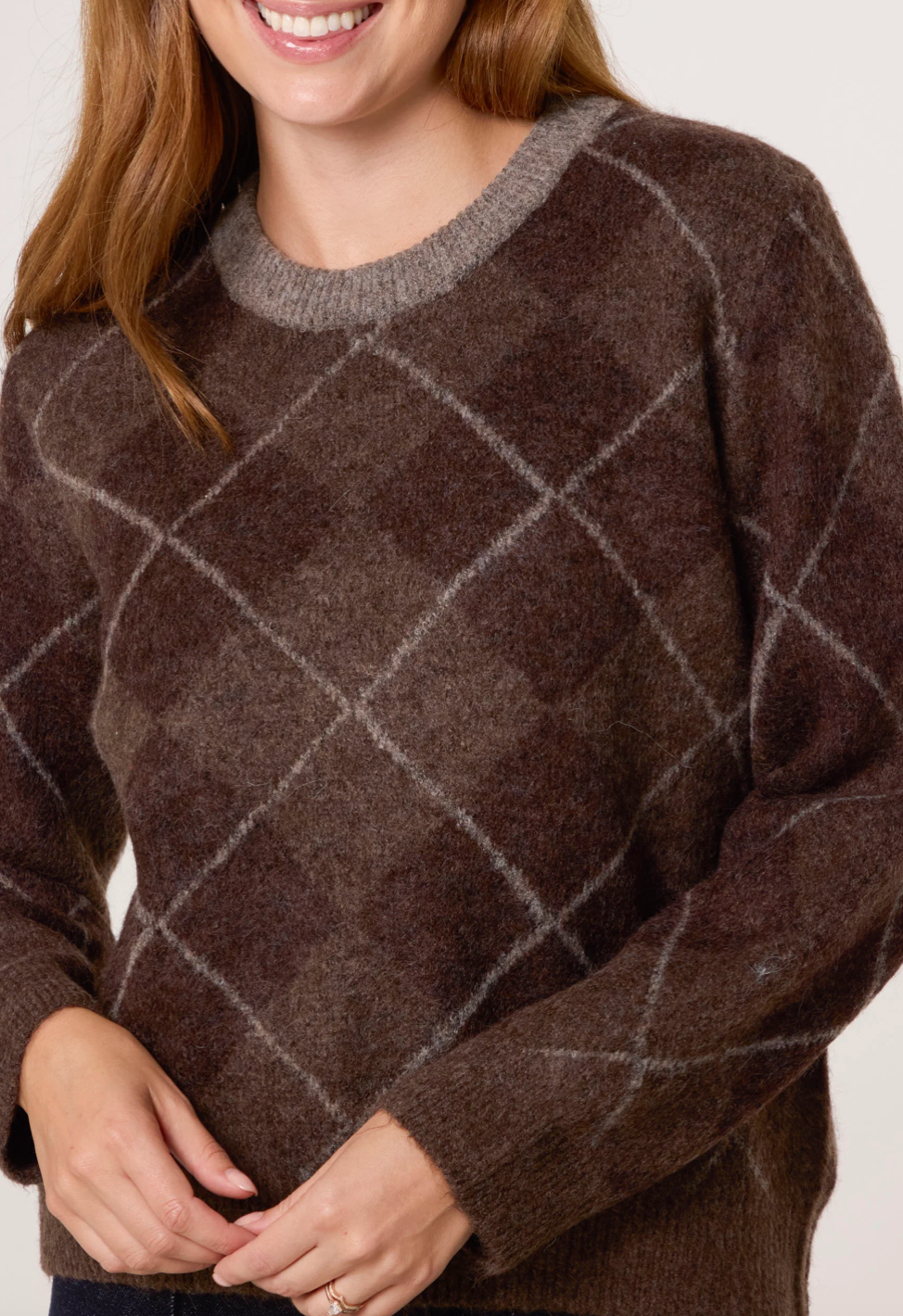 Argyle Diamond Jumper
