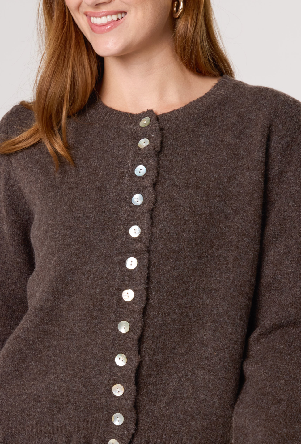 Ruffle Trim Jumper