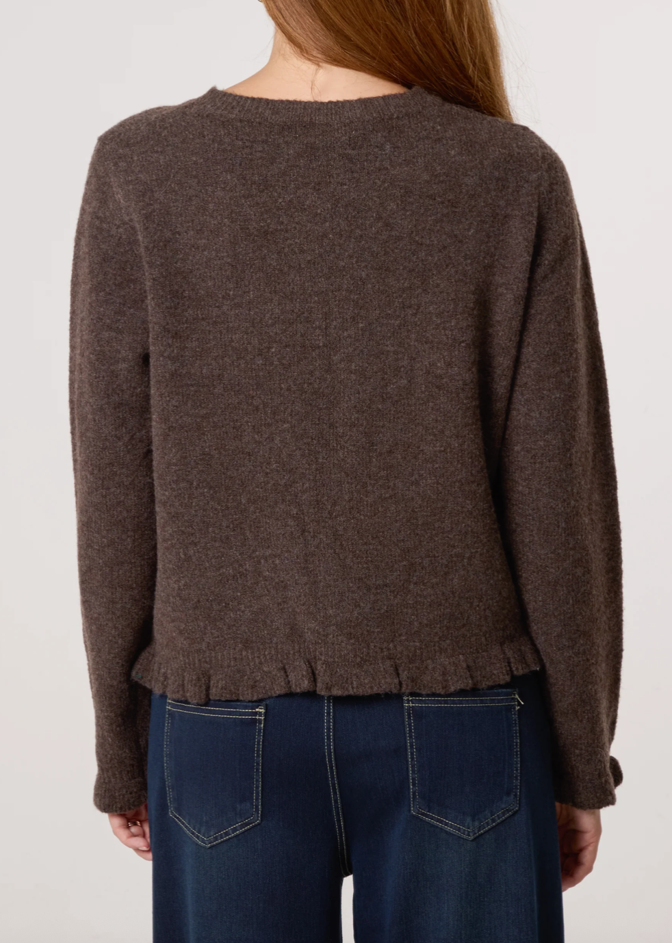 Ruffle Trim Jumper