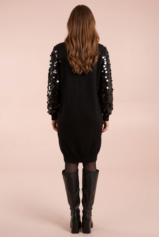 Sequin Sleeve Dress