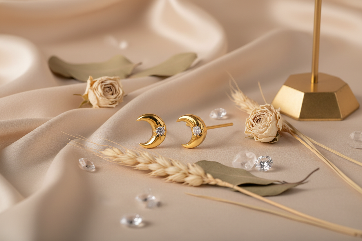 Little Moons Studs