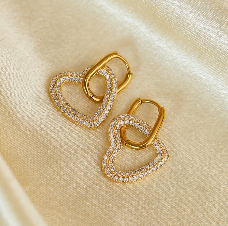 Heart Interlink Hoop