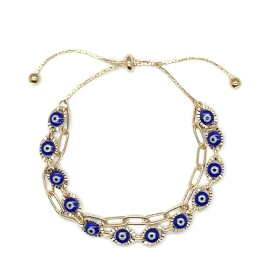 Evil Eye Layer Bracelet