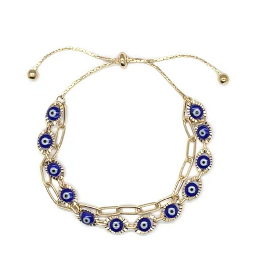 Evil Eye Layer Bracelet