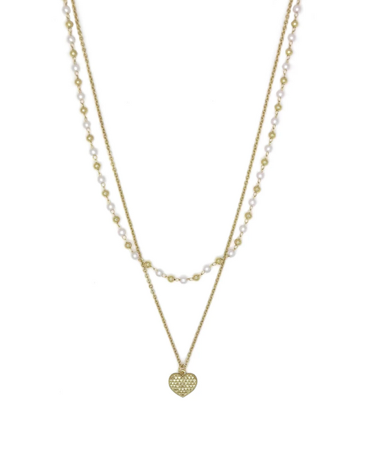 Textured Heart Necklace