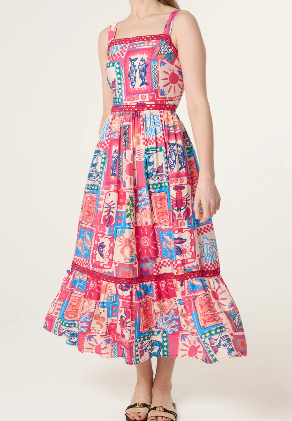 Patchwork Beachy Dress