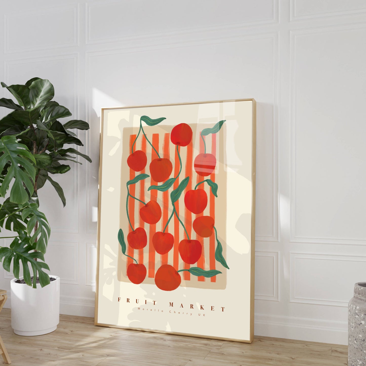 Cherry Fruit Market Print