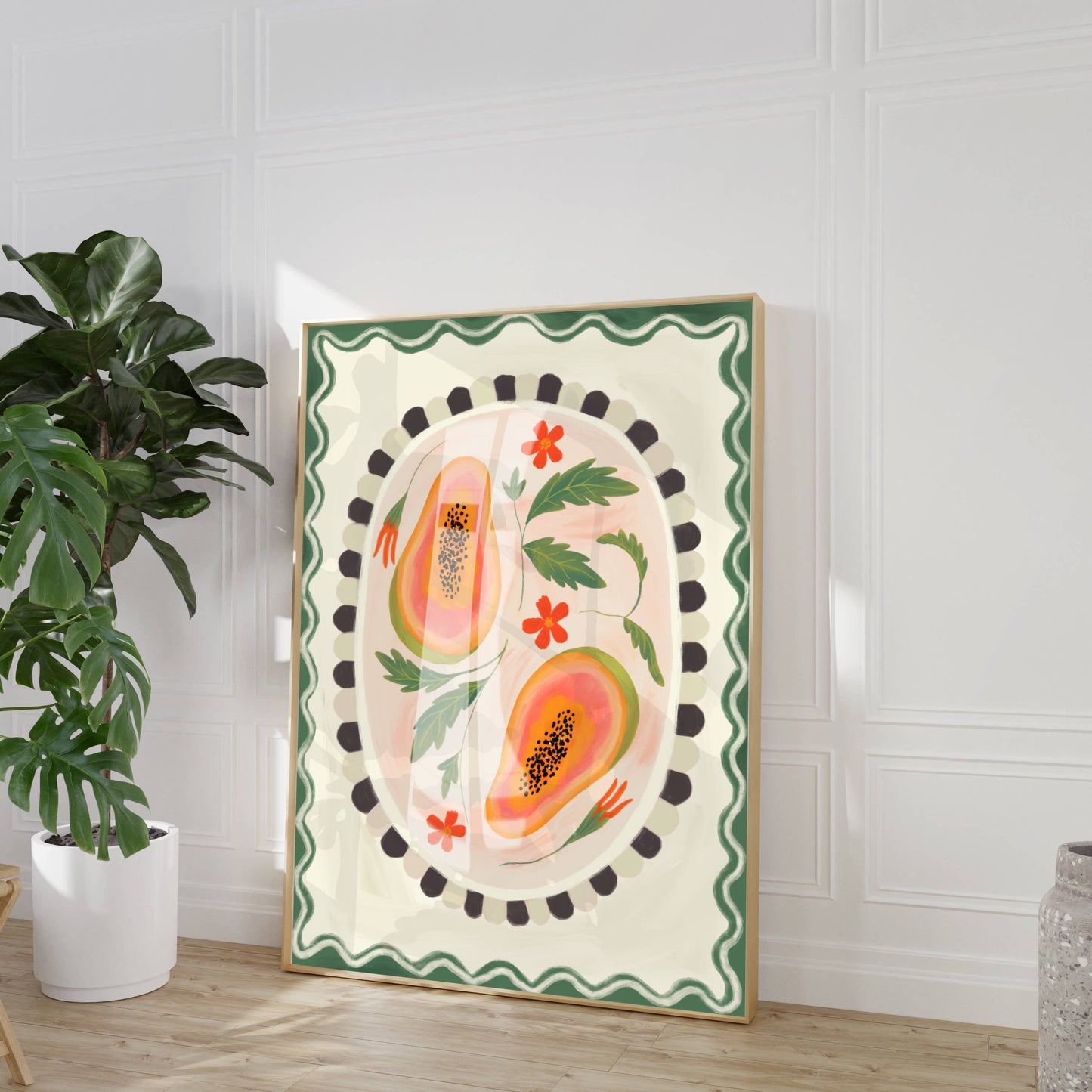 Papaya Art Print