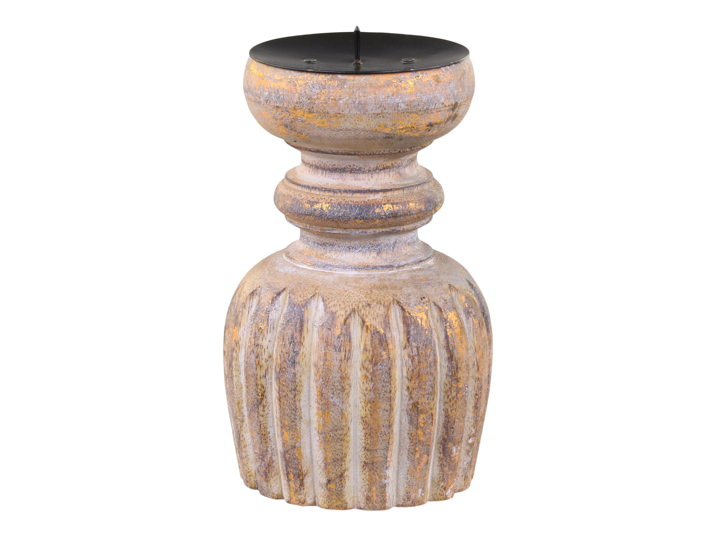 Antique Candlestick w. grooves
