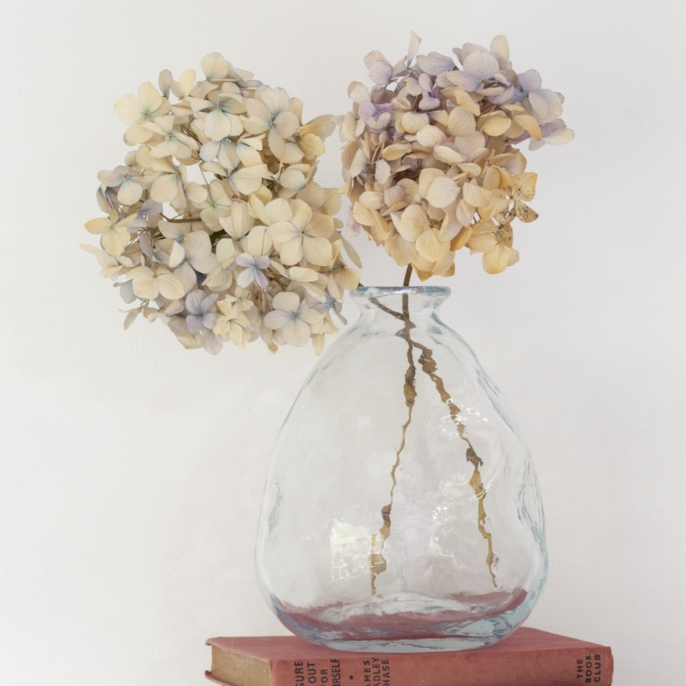 Clear Wobble Glass Vase