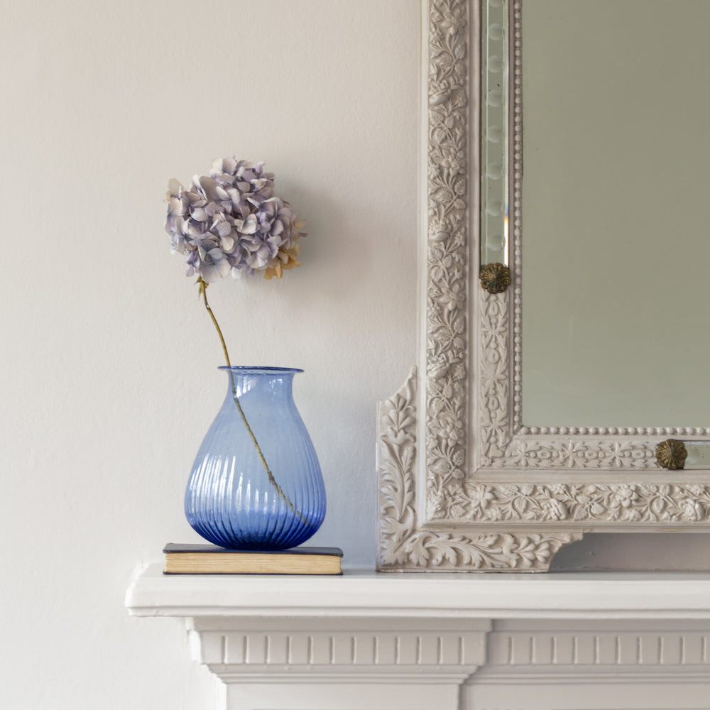 Ravi Blue Recycled Vase