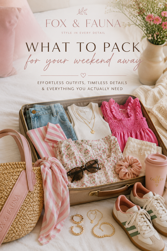 What to Pack for Your Weekend Away 🛫🏖️☀️