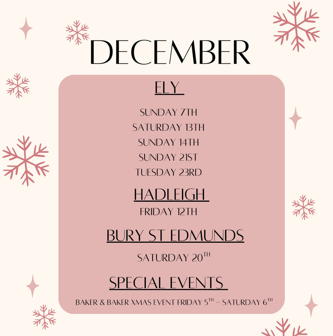 December Markets 🎄✨