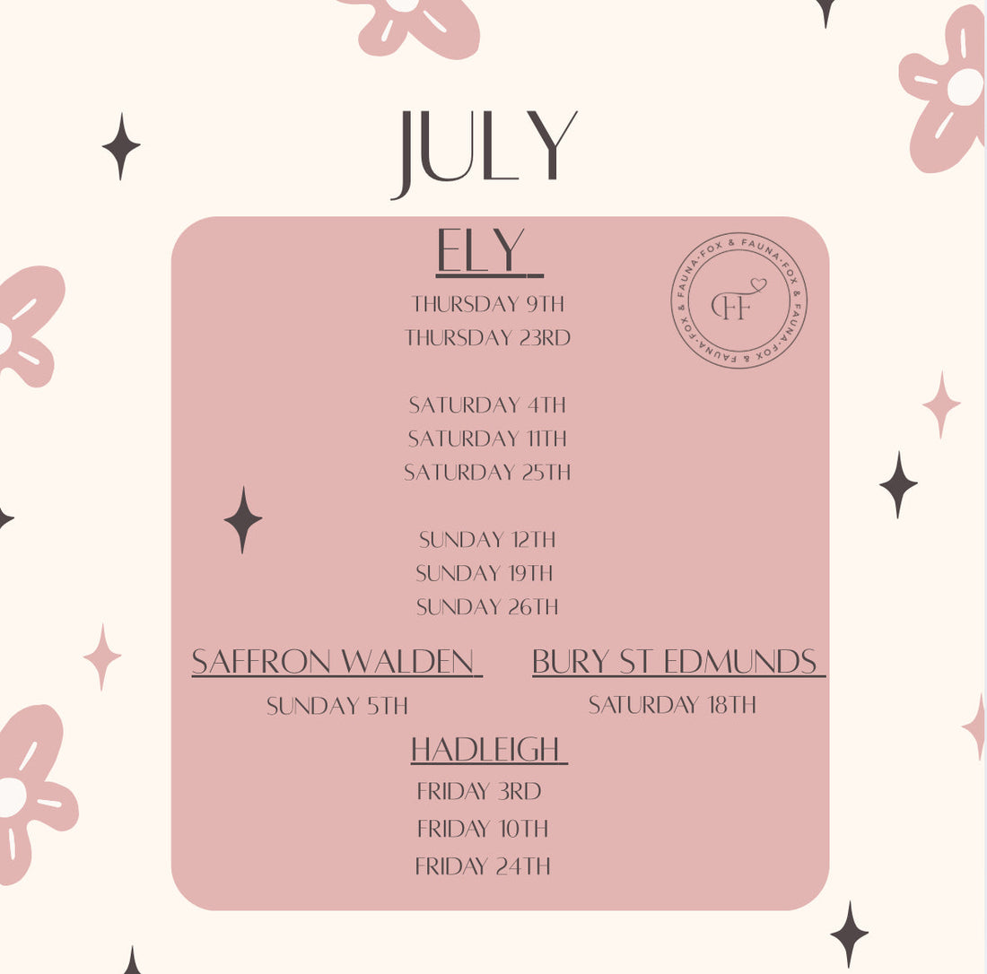 ✨ July is here! ✨