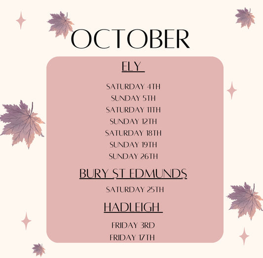 October market dates