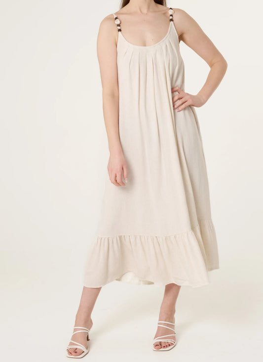 Natural Bead Detail Dress