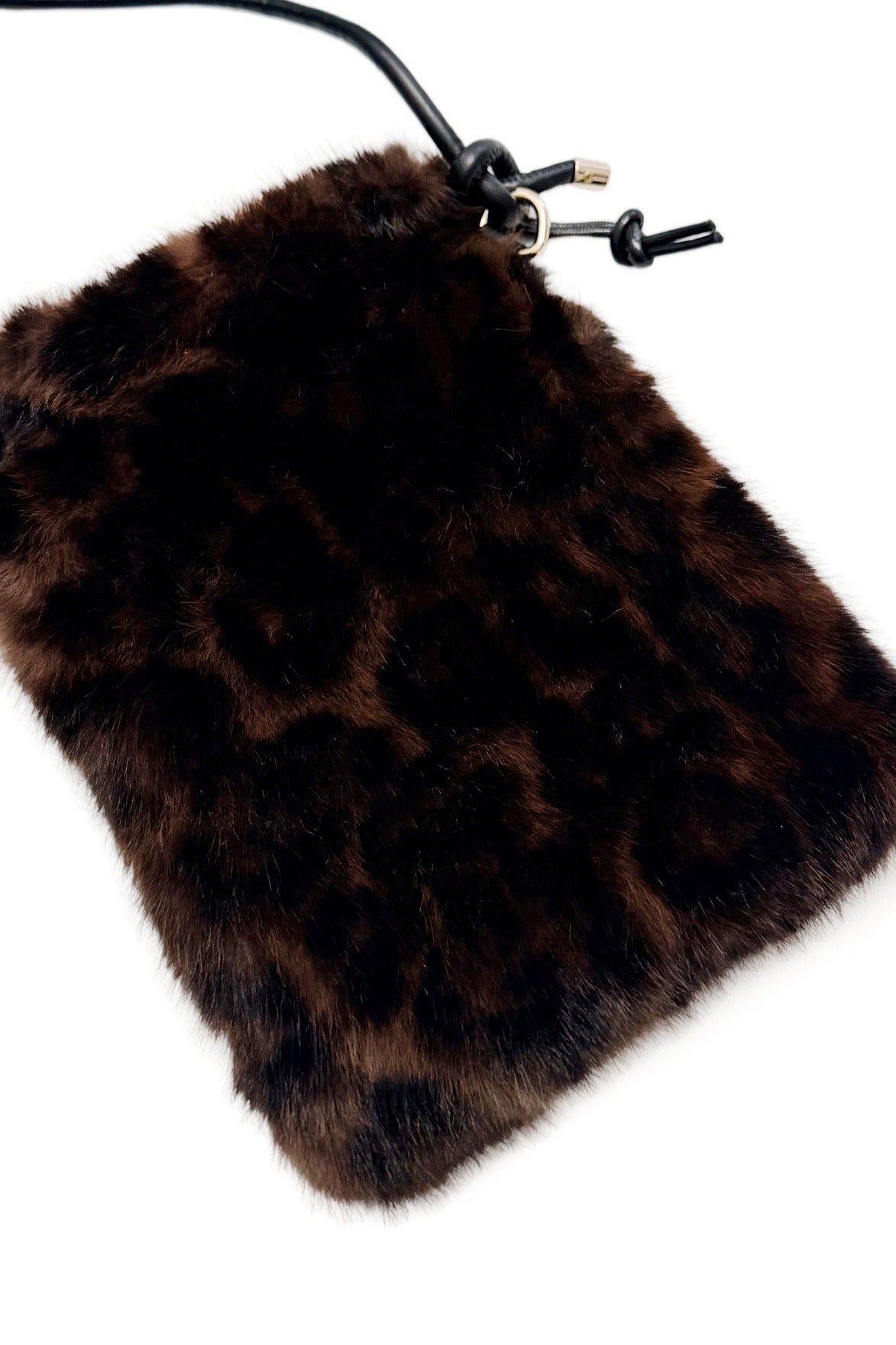 Animal Faux Fur Pouch