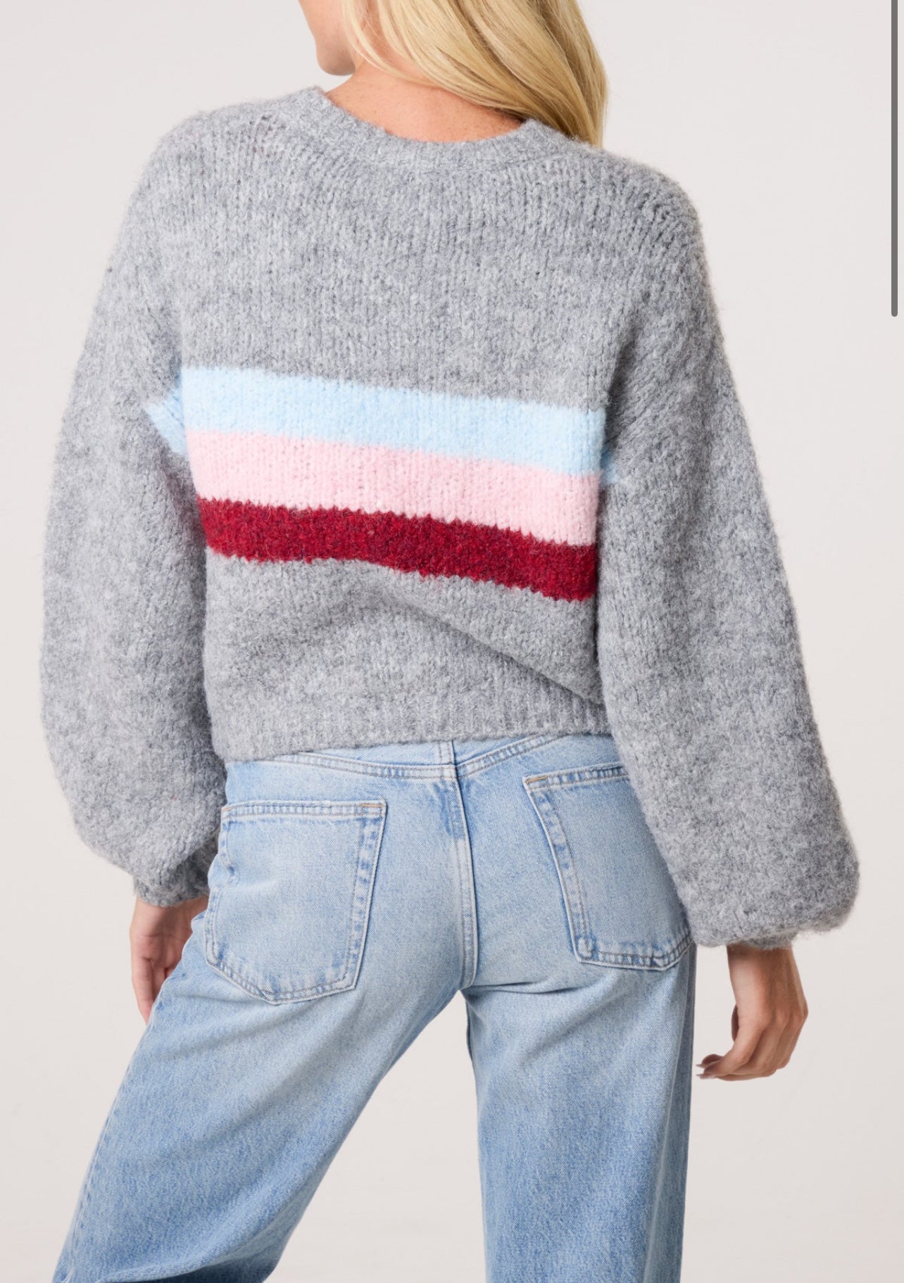Centre Stripe Soft Knit