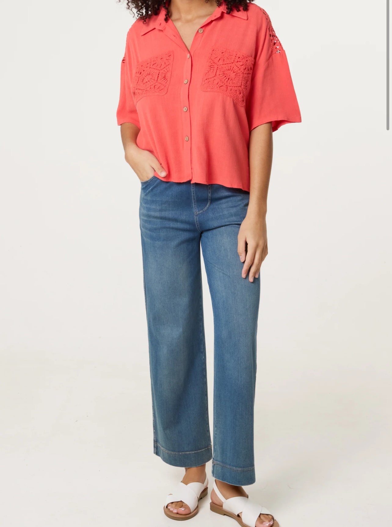 Crochet Loose Fit Shirt