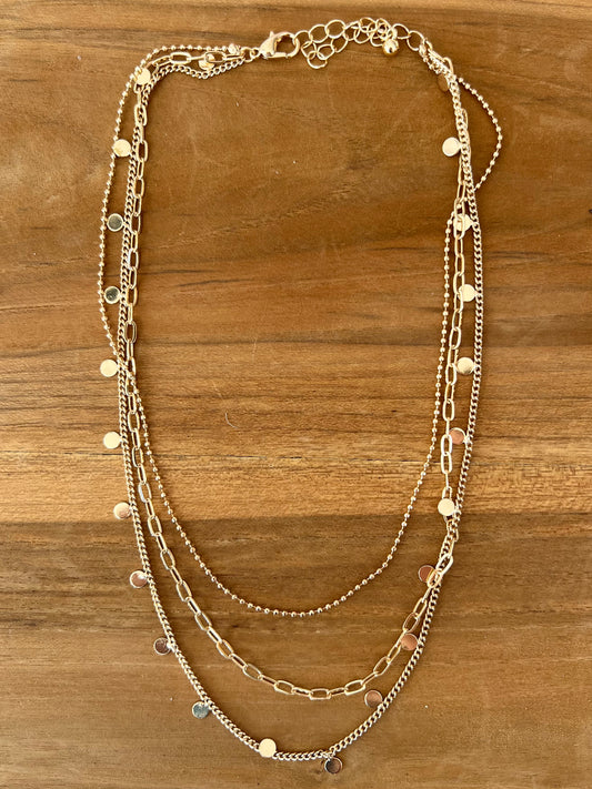 Spotty Layered Necklace