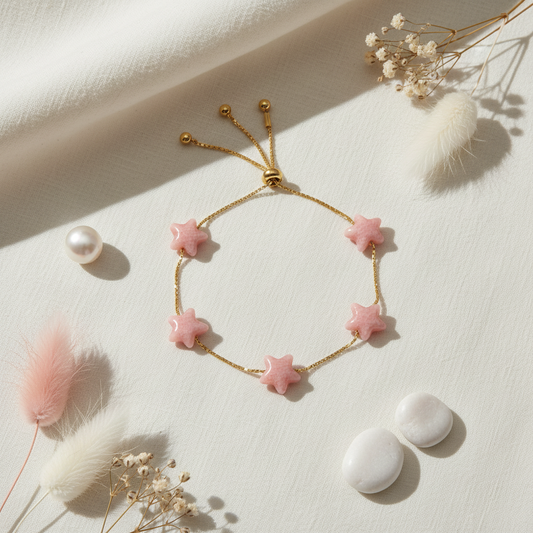 Porcelain Star Slider Bracelet