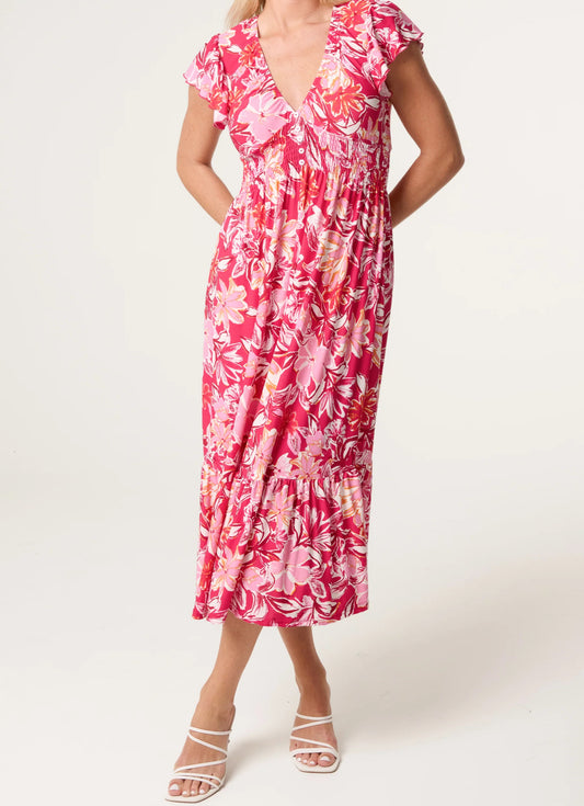 Tropical Floral Dress