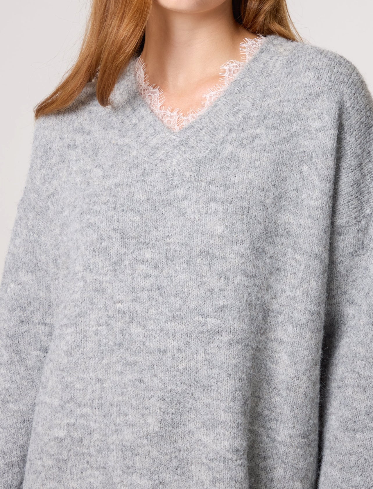 Lace Trim Jumper