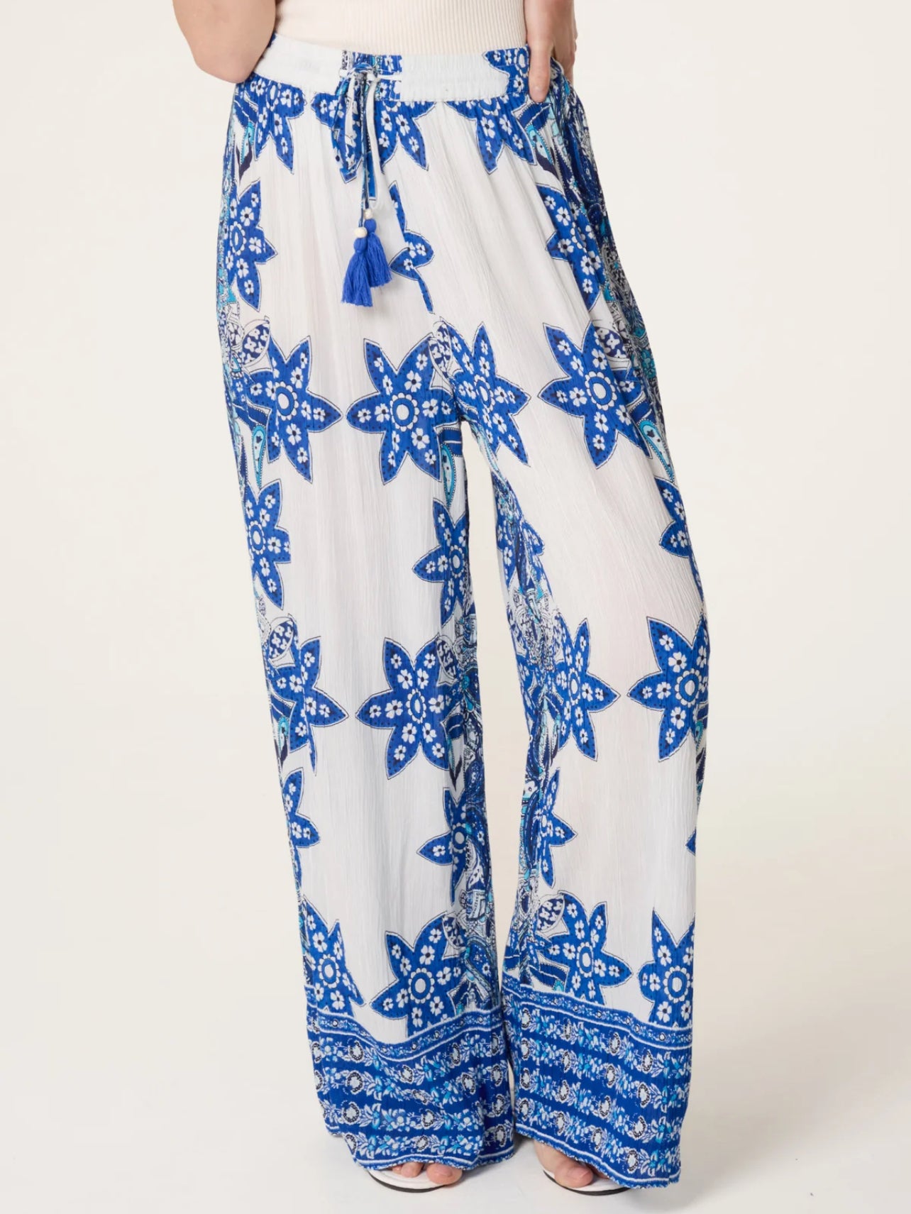 Boarder Print Trousers