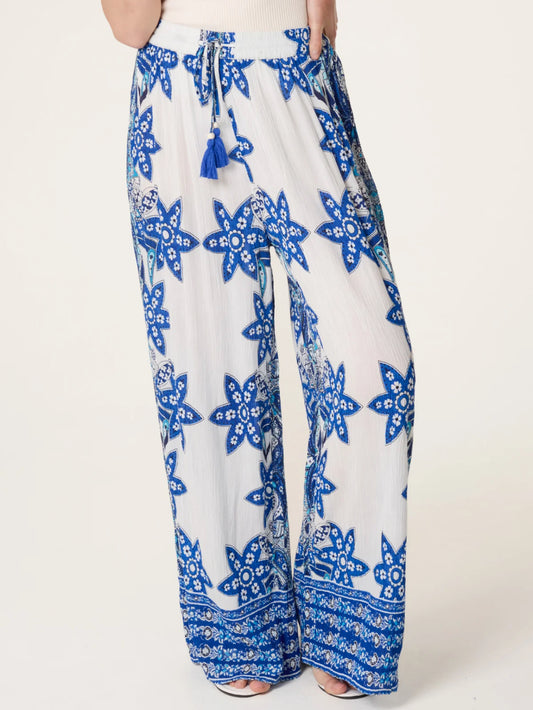 Boarder Print Trousers