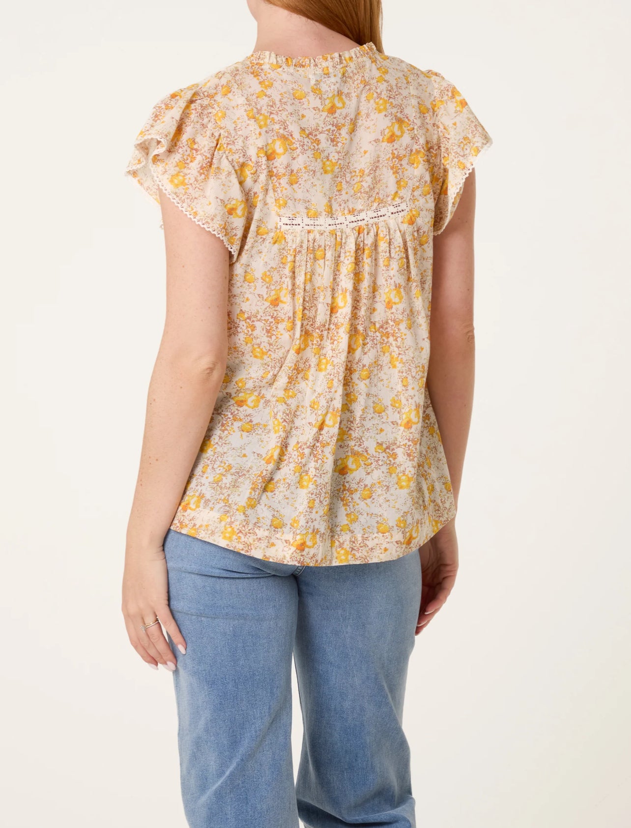 Boho Ruffle Blouse