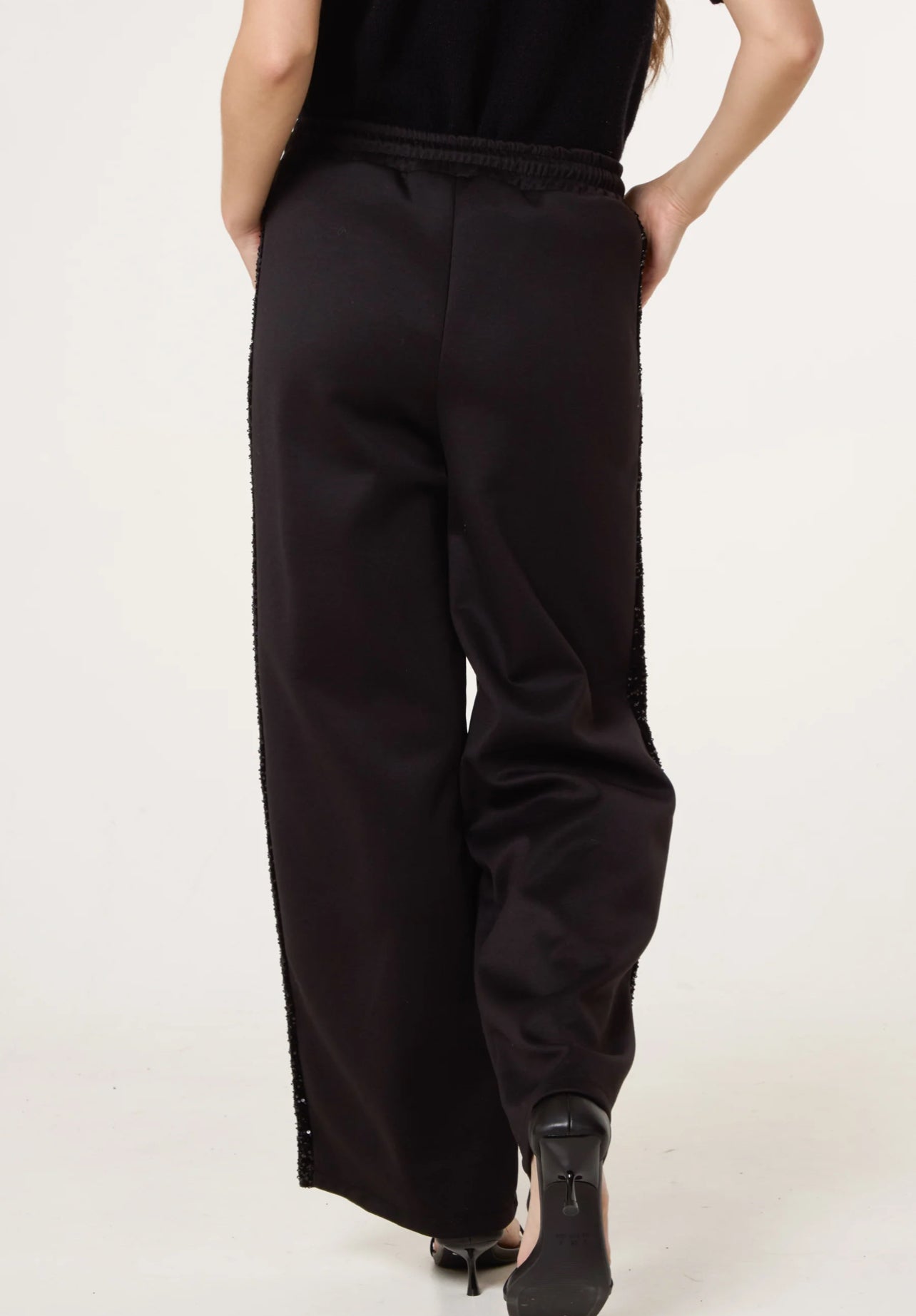 Sequin Velvet Trousers