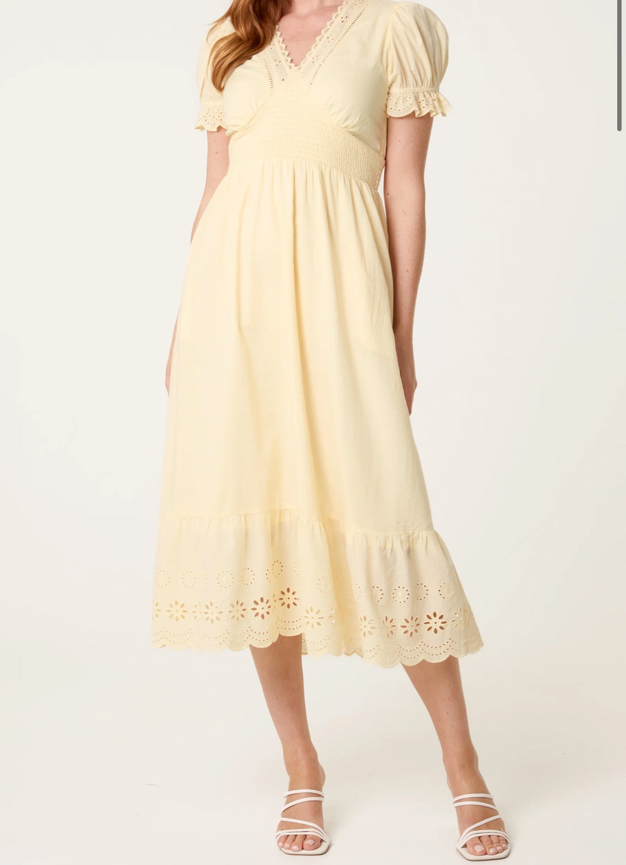 Steph Broderie Dress