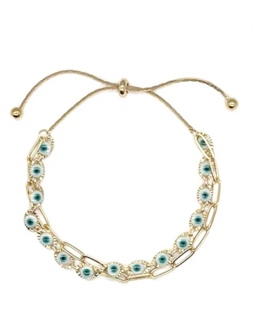 Evil Eye Layer Bracelet