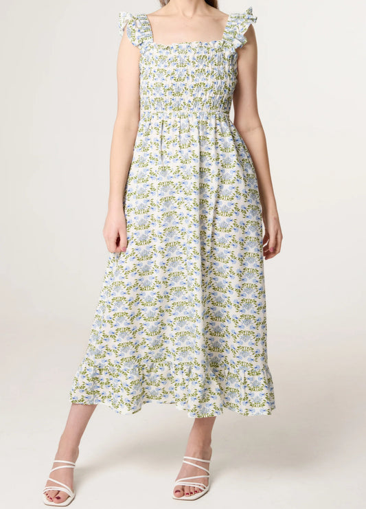 Ditsy Bodice Dress