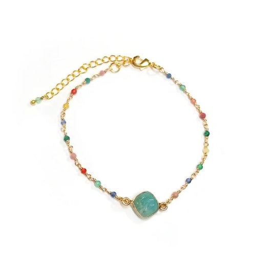 Multi Bead Gemstone Bracelet