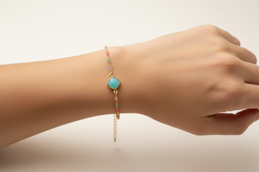 Multi Bead Gemstone Bracelet